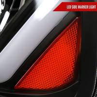 Spec'D Tuning Products - Spec-D 2006-2010 Dodge Charger Switchback Sequential LED Bar Factory Style Headlights (Matte Black Housing/Clear Lens) - Image 4