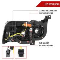 Spec'D Tuning Products - Spec-D 2006-2010 Dodge Charger Switchback Sequential LED Bar Factory Style Headlights (Matte Black Housing/Clear Lens) - Image 5