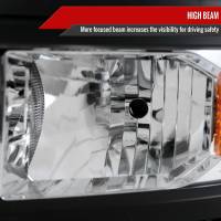 Spec'D Tuning Products - Spec-D 2014-2015 Chevrolet Silverado 1500 Factory Style V2 Headlights (Chrome Housing/Clear Lens) - Image 2