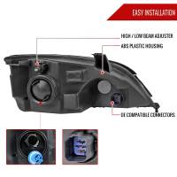 Spec'D Tuning Products - Spec-D 2005-2007 Ford Focus Factory Style Headlights (Chrome Housing/Clear Lens) - Image 4