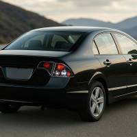 Spec'D Tuning Products - Spec-D 2006-2011 Honda Civic Sedan Tail Lights (Matte Black Housing/Clear Lens) - Image 7