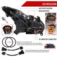 Spec'D Tuning Products - Spec-D 2008-2013 Infiniti G37/2014-2015 Q60 Coupe/Convertible Sequential Switchback LED Turn Signal Projector Headlights (Chrome Housing/Clear Lens) - Image 5