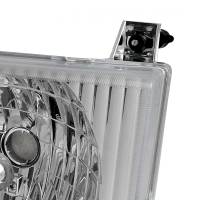 Spec'D Tuning Products - Spec-D 1992-2006 Ford Econoline Factory Style Crystal Headlights (Chrome Housing/Clear Lens) - Image 3