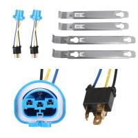 Spec'D Tuning Products - Spec-D 1992-2006 Ford Econoline Factory Style Crystal Headlights (Chrome Housing/Clear Lens) - Image 5