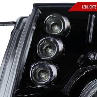 Spec'D Tuning Products - Spec-D 2005-2011 Toyota Tacoma Dual Halo Projector Headlights (Glossy Black Housing/Smoke Lens) - Image 3