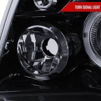Spec'D Tuning Products - Spec-D 2005-2011 Toyota Tacoma Dual Halo Projector Headlights (Glossy Black Housing/Smoke Lens) - Image 4