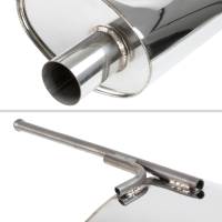 Spec'D Tuning Products - Spec-D 2009-2014 Hyundai Genesis Coupe 2.0T T-304 Stainless Steel Catback Exhaust System w/ Burnt Tip - Image 2