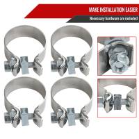 Spec'D Tuning Products - Spec-D 2009-2014 Hyundai Genesis Coupe 2.0T T-304 Stainless Steel Catback Exhaust System w/ Burnt Tip - Image 5