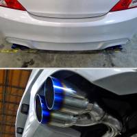 Spec'D Tuning Products - Spec-D 2009-2014 Hyundai Genesis Coupe 2.0T T-304 Stainless Steel Catback Exhaust System w/ Burnt Tip - Image 7