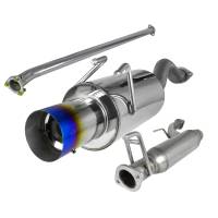 Spec'D Tuning Products - Spec-D 2006-2011 Honda Civic EX LX DX Sedan T-304 Stainless Steel N1 Style Catback Exhaust System w/ Burnt Tip - Image 8