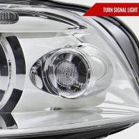 Spec'D Tuning Products - Spec-D 2001-2005 Volkswagen Passat Dual Halo Projector Headlights (Chrome Housing/Clear Lens) - Image 3