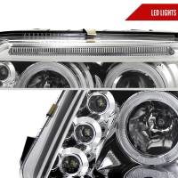 Spec'D Tuning Products - Spec-D 2001-2005 Volkswagen Passat Dual Halo Projector Headlights (Chrome Housing/Clear Lens) - Image 4