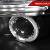 Spec'D Tuning Products - Spec-D 2001-2005 Volkswagen Passat Dual Halo Projector Headlights (Matte Black Housing/Clear Lens) - Image 1