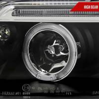 Spec'D Tuning Products - Spec-D 2001-2005 Volkswagen Passat Dual Halo Projector Headlights (Matte Black Housing/Clear Lens) - Image 2