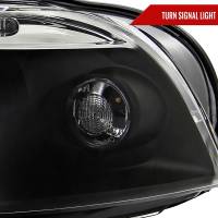 Spec'D Tuning Products - Spec-D 2001-2005 Volkswagen Passat Dual Halo Projector Headlights (Matte Black Housing/Clear Lens) - Image 3
