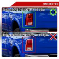 Spec'D Tuning Products - Spec-D 2009-2018 Dodge RAM 1500 / 2019-2021 RAM Classic / 2010-2018 RAM 2500 3500 White Bar LED Tail Lights (Glossy Black Housing/Smoke Lens) - Image 4