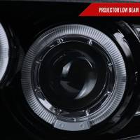 Spec'D Tuning Products - Spec-D 2010-2014 Ford Mustang Dual Halo Projector Headlights (Glossy Black Housing/Smoke Lens) - Image 1