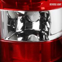 Spec'D Tuning Products - Spec-D 1999-2002 Chevrolet Silverado/ 1999-2006 GMC Sierra LED Tail Lights - G2 (Chrome Housing/Red Clear Lens) - Image 3