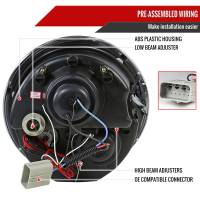 Spec'D Tuning Products - Spec-D 2002-2008 Mini Cooper R50 R53 R52 Single Halo Projector Headlights (Matte Black Housing/Clear Lens) - Image 5