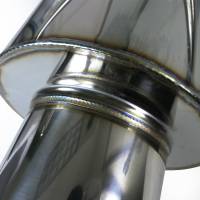 Spec'D Tuning Products - Spec-D 1990-1993 Honda Accord T-304 Stainless Steel N1 Style Catback Exhaust System w/ Burnt Tip - Image 4