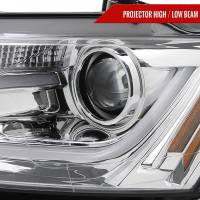 Spec'D Tuning Products - Spec-D 2011-2018 Volkswagen Jetta MK6 LED Bar Projector Headlights (Chrome Housing/Clear Lens) - Image 1