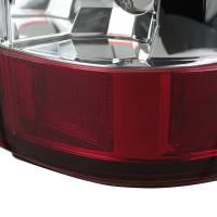 Spec'D Tuning Products - Spec-D 1999-2002 Chevrolet Silverado/ 1999-2006 GMC Sierra LED Tail Lights (Chrome Housing/Red Clear Lens) - Image 3