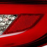 Spec'D Tuning Products - Spec-D 2005-2008 Porsche 911 997 Carrera / 2007-2009 911 997 GT3 LED Tail Lights (Chrome Housing/Red Lens) - Image 4