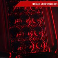 Spec'D Tuning Products - Spec-D 2014-2018 Chevrolet Silverado 1500/ 2015-2019 Silverado 2500HD 3500HD GMC Sierra 3500HD LED Tail Lights (Chrome Housing/Red Smoke Lens) - Image 2