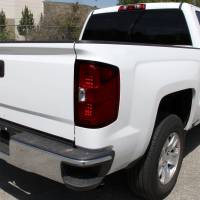 Spec'D Tuning Products - Spec-D 2014-2018 Chevrolet Silverado 1500/ 2015-2019 Silverado 2500HD 3500HD GMC Sierra 3500HD LED Tail Lights (Chrome Housing/Red Smoke Lens) - Image 7