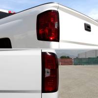 Spec'D Tuning Products - Spec-D 2014-2018 Chevrolet Silverado 1500/ 2015-2019 Silverado 2500HD 3500HD GMC Sierra 3500HD LED Tail Lights (Chrome Housing/Red Smoke Lens) - Image 8