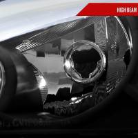 Spec'D Tuning Products - Spec-D 2006-2013 Chevrolet Impala/2006-2007 Monte Carlo/2014-2016 Impala Limited Factory Style Headlights w/ LED Strip (Matte Black Housing/Clear Lens) - Image 2