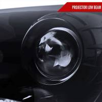 Spec'D Tuning Products - Spec-D 2010-2012 Hyundai Genesis Coupe R8 Style LED Strip Projector Headlights (Glossy Black Housing/Smoke Lens) - Image 1