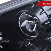 Spec'D Tuning Products - Spec-D 2010-2012 Hyundai Genesis Coupe R8 Style LED Strip Projector Headlights (Glossy Black Housing/Smoke Lens) - Image 2