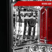 Spec'D Tuning Products - Spec-D 2014-2018 Chevrolet Silverado 1500/ 2015-2019 Silverado 2500HD 3500HD GMC Sierra 3500HD LED Tail Lights (Chrome Housing/Clear Lens) - Image 3
