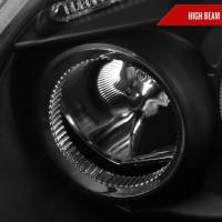 Spec'D Tuning Products - Spec-D 1998-2005 Volkswagen Beetle Halo Projector Headlights (Matte Black Housing/Clear Lens) - Image 2