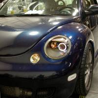 Spec'D Tuning Products - Spec-D 1998-2005 Volkswagen Beetle Halo Projector Headlights (Matte Black Housing/Clear Lens) - Image 7