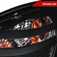 Spec'D Tuning Products - Spec-D 1998-2005 Lexus GS300/GS400/GS430 Halo Projector Headlights w/ SMD LED Light Strip (Matte Black Housing/Clear Lens) - Image 4