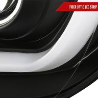 Spec'D Tuning Products - Spec-D 2014-2021 Toyota Tundra LED C-Bar Projector Headlights w/ LED Turn Signal Lights (Matte Black Housing/Clear lens)) - Image 2