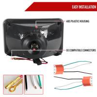 Spec'D Tuning Products - Spec-D Universal 7"x6" H4 Projector Headlights (Chrome Housing/Clear Lens) - Image 7