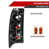 Spec'D Tuning Products - Spec-D 1999-2002 Chevrolet Silverado/ 1999-2006 GMC Sierra Tail Lights (Chrome Housing/Smoke Lens) - Image 7