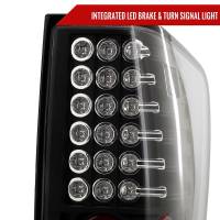 Spec'D Tuning Products - Spec-D 2004-2015 Nissan Titan LED Tail Lights (Matte Black Housing/Clear Lens) - Image 1
