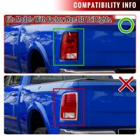 Spec'D Tuning Products - Spec-D 2009-2018 Dodge RAM 1500 / 2019-2021 Dodge RAM Classic / 2010-2018 RAM 2500 3500 LED Tail Lights (Glossy Black Housing/Smoke Lens) - Image 4