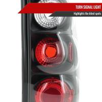 Spec'D Tuning Products - Spec-D 1999-2002 Chevrolet Silverado/ 1999-2006 GMC Sierra Tail Lights (Matte Black Housing/Clear Lens) - Image 1