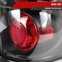 Spec'D Tuning Products - Spec-D 1999-2002 Chevrolet Silverado/ 1999-2006 GMC Sierra Tail Lights (Matte Black Housing/Clear Lens) - Image 2