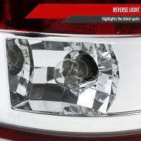 Spec'D Tuning Products - Spec-D 2007-2009 Dodge RAM LED Tail Lights (Chrome Housing/Red Lens) - Image 2