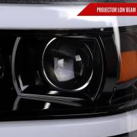 Spec'D Tuning Products - Spec-D 2019-2022 Dodge RAM 2500/3500/4500/5500 LED Tube Projector Headlights (Jet Black Housing/Clear Lens) - Image 1