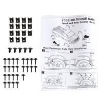 Spec'D Tuning Products - Spec-D 2002-2009 Dodge RAM  Smooth Factory OE Style Fender Flares - Image 7