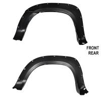 Spec'D Tuning Products - Spec-D 2005-2011 Toyota Tacoma Fleetside 6" Long Bed Smooth Rivet Style Fender Flares - Image 6
