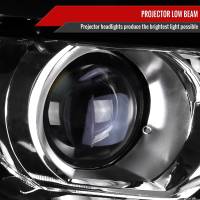 Spec'D Tuning Products - Spec-D 2015-2020 Chevrolet Tahoe Suburban/ 2016-2019 Suburban 3500HD LED Light Strip Projector Headlight - Passenger Side Only (Matte Black Housing Clear Lens) - Image 1