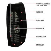 Spec'D Tuning Products - Spec-D 2007-2012 Chevrolet Avalanche LED Tail Lights (Glossy Black Housing/Smoke Lens) - Image 6